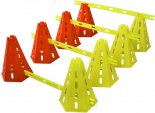 Set conuri antrenament cu bastoane